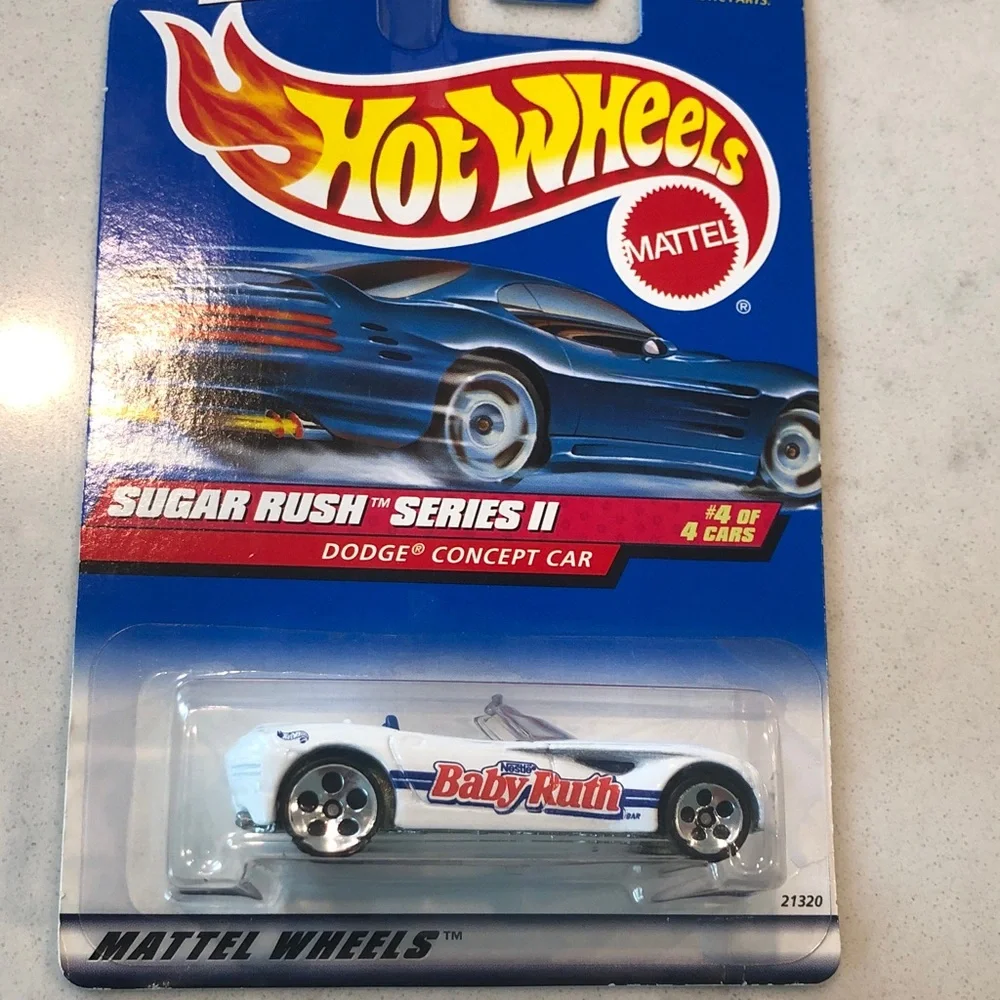 Mattel Hot Wheels Sugar Rush Dodge Concept Car - White